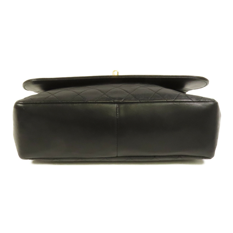 CHANEL 羊皮皮革Vintage Chain Shoulder金扣肩背袋-3