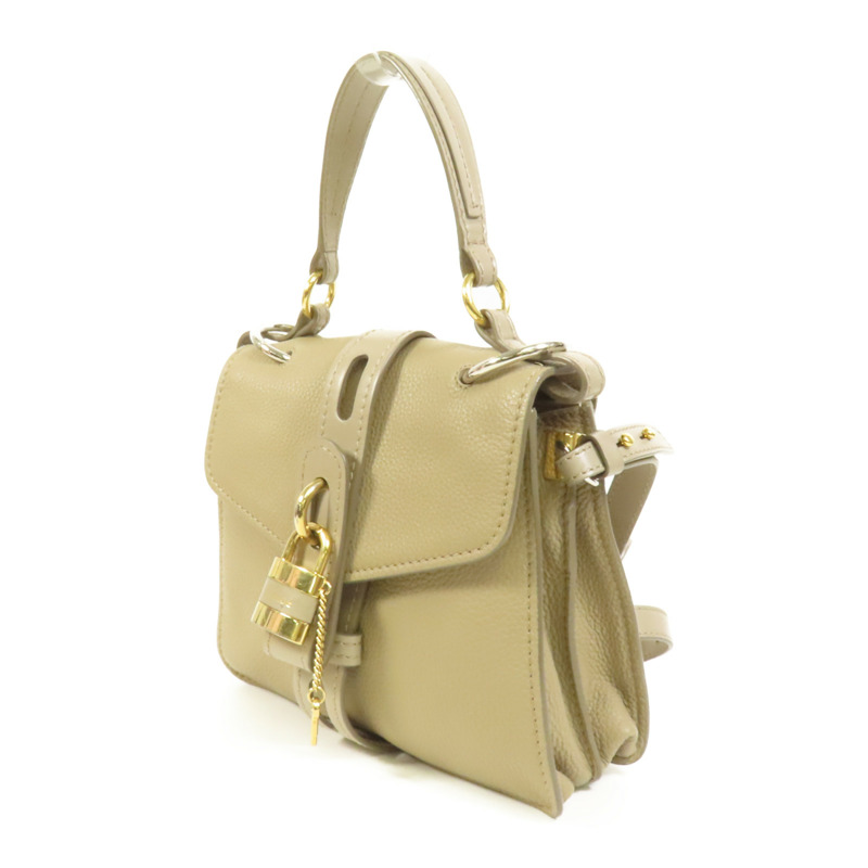 Chloe 牛皮皮革Aby Day Bag手挽肩背兩用袋-2