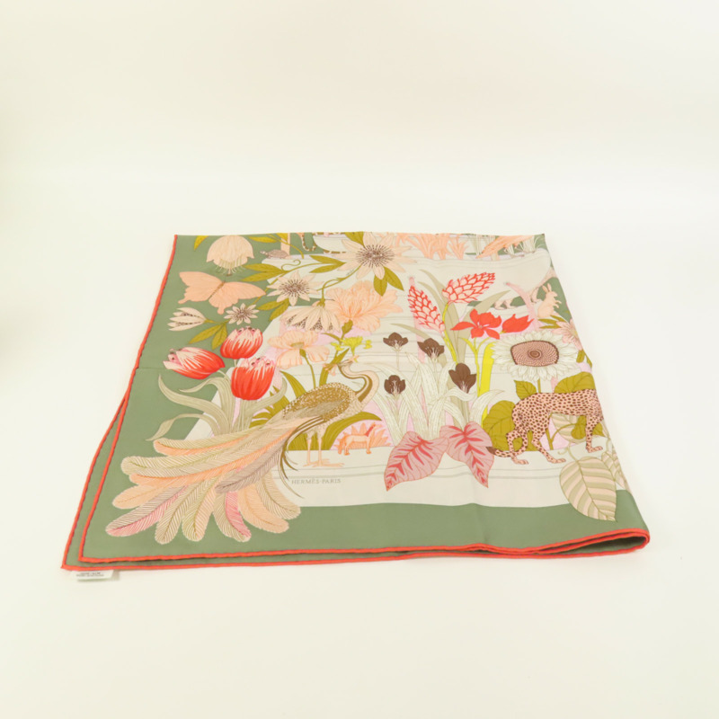 HERMES 絲質Scarf 90X90絲巾-5