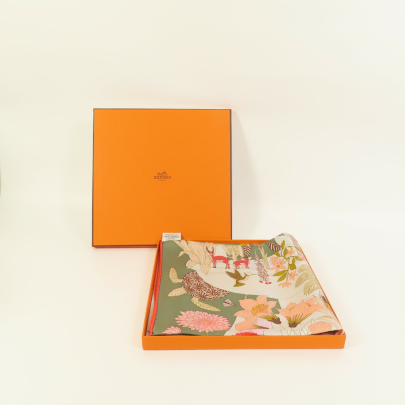 HERMES 絲質Scarf 90X90絲巾-11