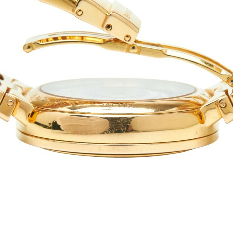 寶格麗 Lucea 1P 女士鑽石自動腕錶，黑色錶盤，18K黃金（750）錶殼-5