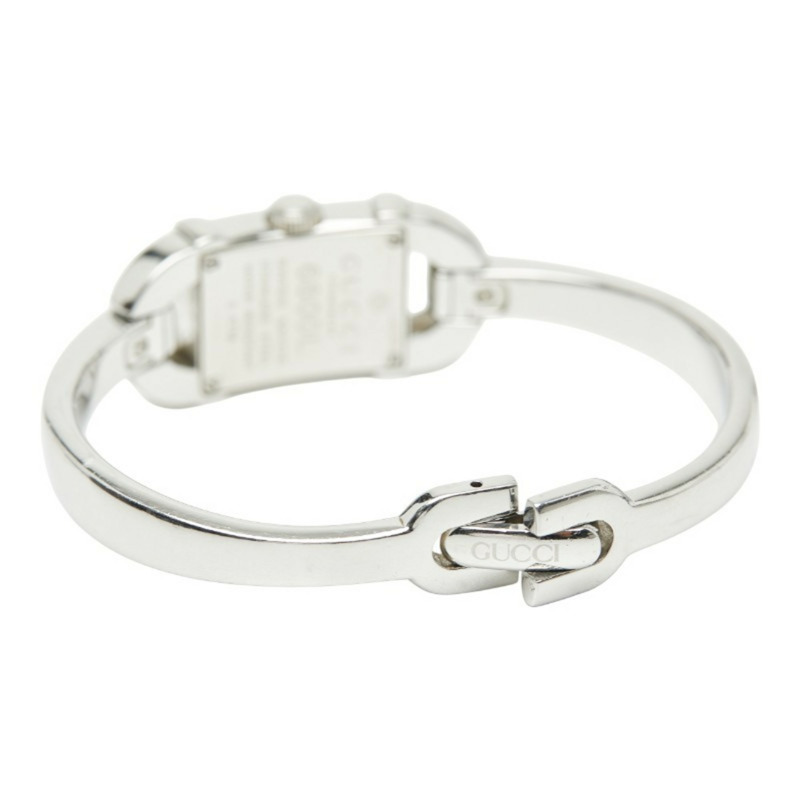 Gucci 手鐲腕錶 6800L 石英機芯 銀色錶盤 不鏽鋼錶殼 女士 GUCCI-2