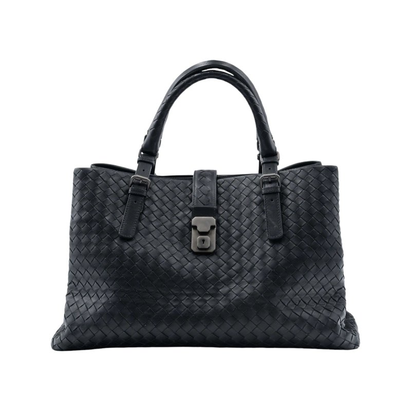 BOTTEGA VENETA BV羅馬編織皮革手提包通勤包-0