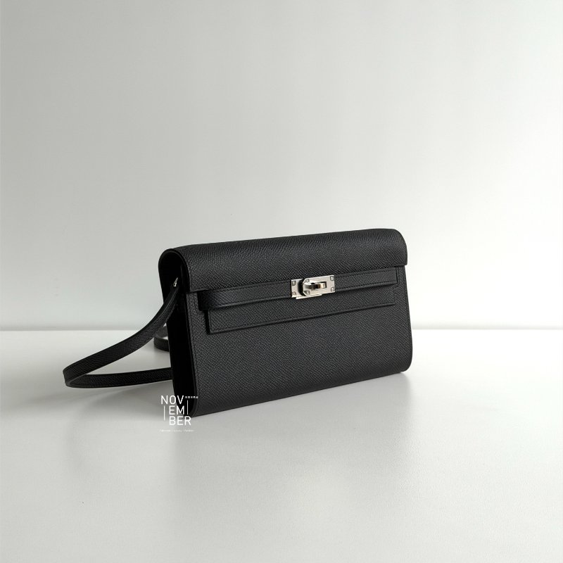 閒置新✨ 有購證🙌🏻 Hermès 愛馬仕 Kelly To Go 黑色銀釦-2