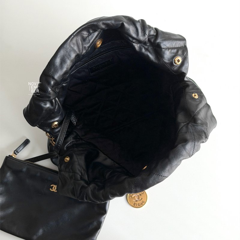 99新🆕 Chanel 香奈兒 22 Bag 小號 黑色金釦-3