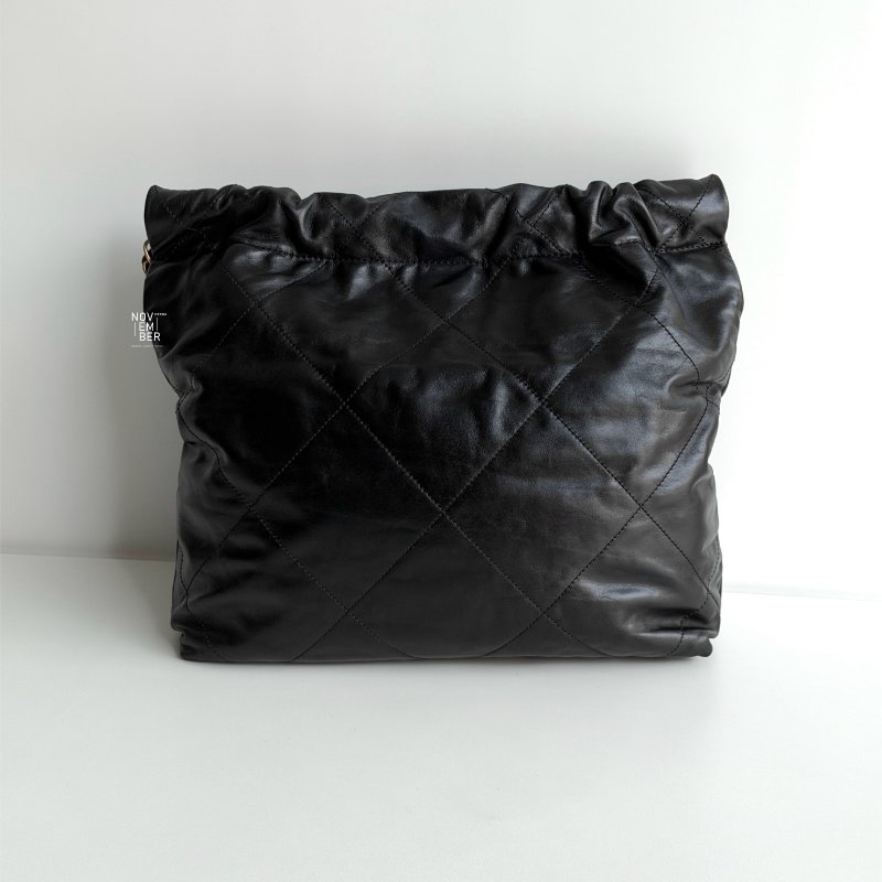 99新🆕 Chanel 香奈兒 22 Bag 小號 黑色金釦-5