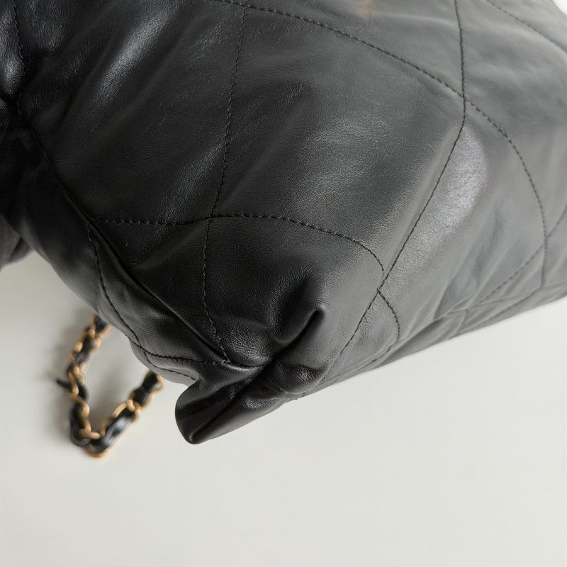 99新🆕 Chanel 香奈兒 22 Bag 小號 黑色金釦-6