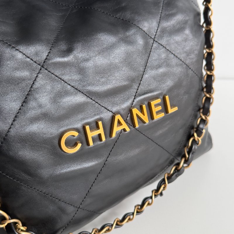 99新🆕 Chanel 香奈兒 22 Bag 小號 黑色金釦-10