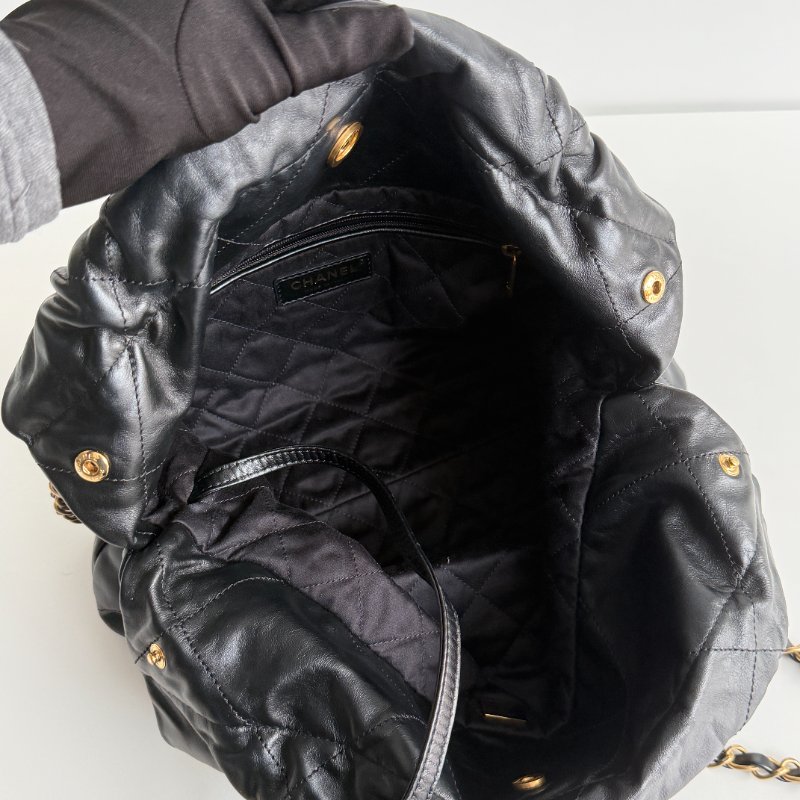 99新🆕 Chanel 香奈兒 22 Bag 小號 黑色金釦-11