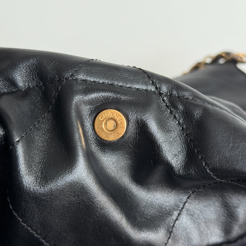 99新🆕 Chanel 香奈兒 22 Bag 小號 黑色金釦-14