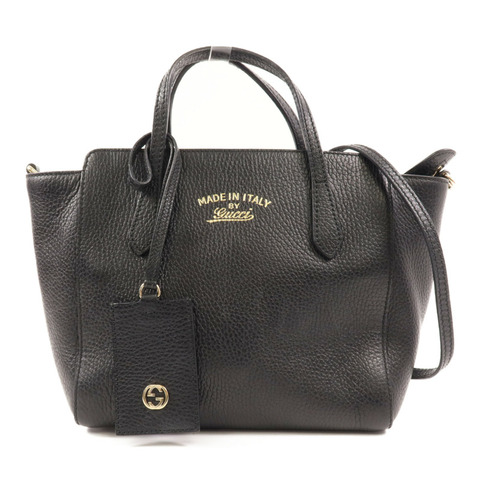 GUCCI 牛皮皮革2 Way Shoulder金扣手挽肩背兩用袋