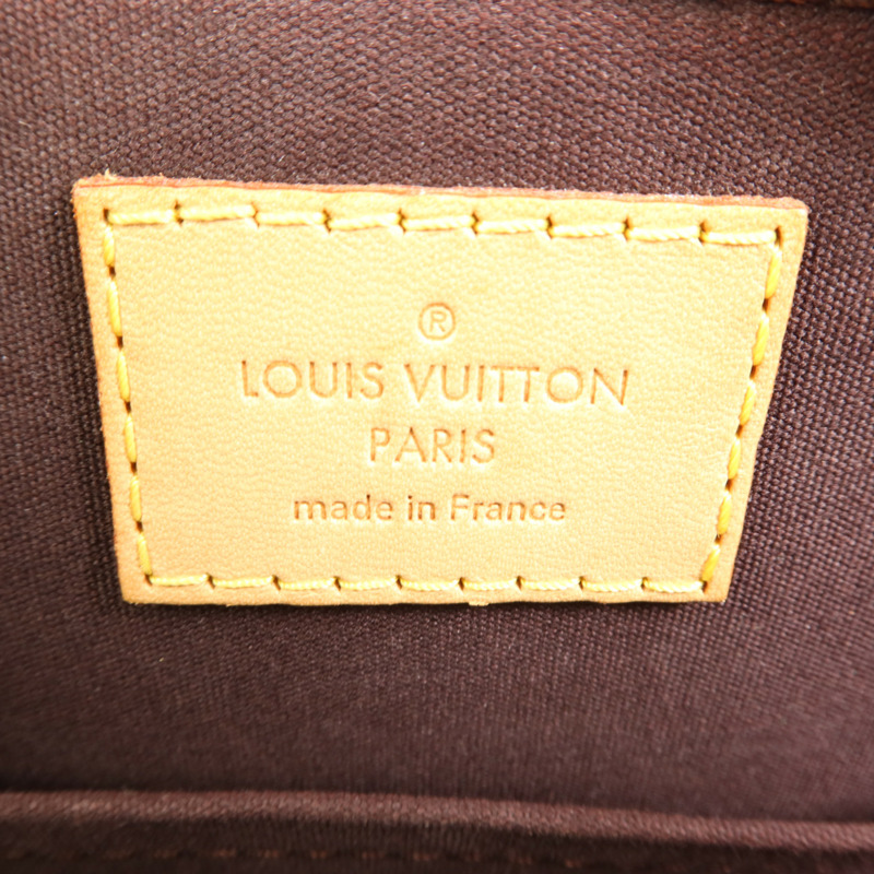 LOUIS VUITTON Monogram Vernis Alma BB金扣手挽肩背兩用袋-5
