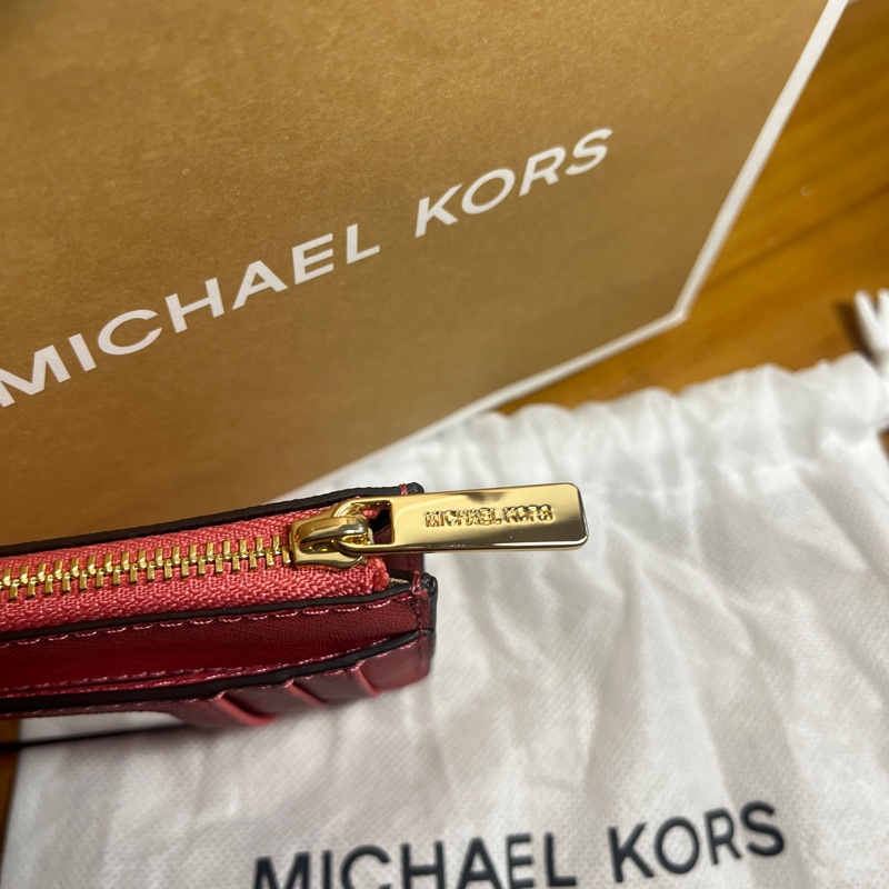 MICHAEL KROS 桃粉色零錢包👛-6