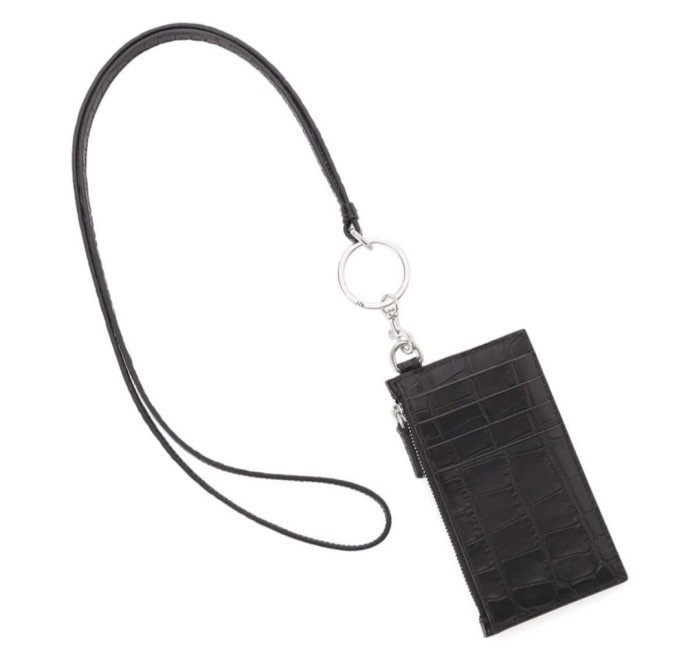 BALENCIAGA 巴黎世家斜背包 卡片夾 斜背零錢包 黑色 全新現貨-4