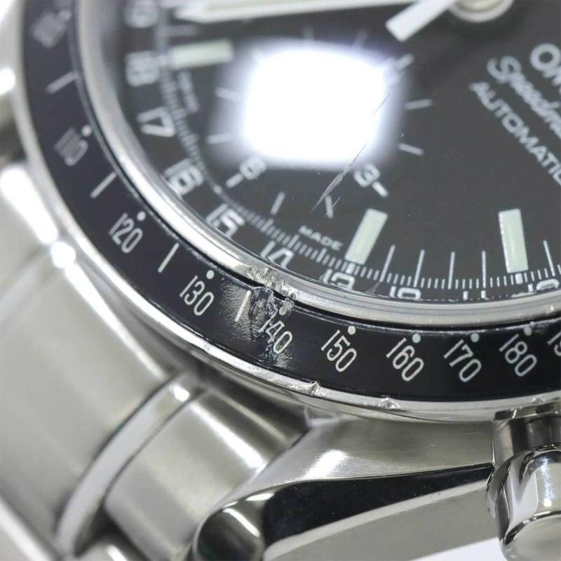 歐米茄超霸系列 Mark 40 Cosmos 三曆腕錶 3520 50 男士腕錶 黑色 自動上鍊-7