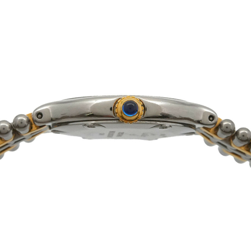 卡地亞 Must 21 Vantianne 雙色腕錶 W10073F4 女士銀色石英錶-4