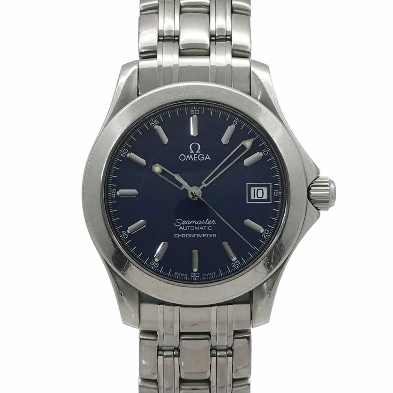 歐米茄海馬120 Jack Mayol 2001 2507 80，限量版4000枚，男士腕錶，日期顯示，海軍藍，自動上鍊-0