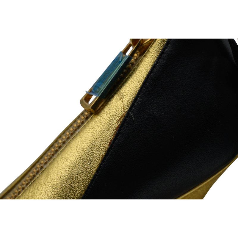 MOSCHINO高跟鞋皮革兩用迷你包-5