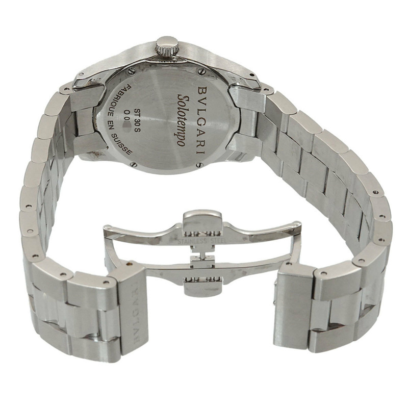 寶格麗 Solotempo ST30S 女士腕錶，附日期顯示，黑色石英機芯-4