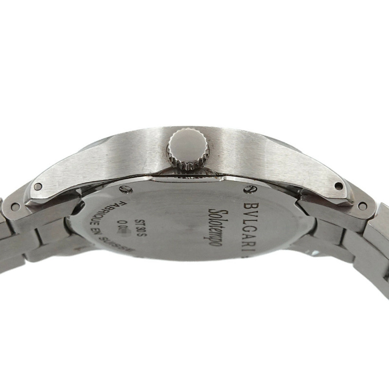 寶格麗 Solotempo ST30S 女士腕錶，附日期顯示，黑色石英機芯-5