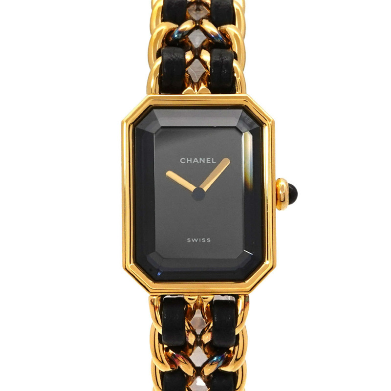 香奈兒 (CHANEL) Premiere 女士腕錶，M 碼，H0001，黑金配色，石英機芯-0