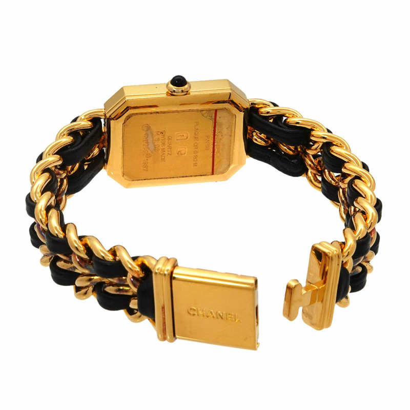 香奈兒 (CHANEL) Premiere 女士腕錶，M 碼，H0001，黑金配色，石英機芯-3