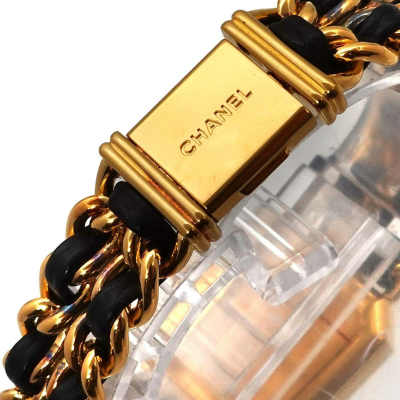 香奈兒 (CHANEL) Premiere 女士腕錶，M 碼，H0001，黑金配色，石英機芯-5