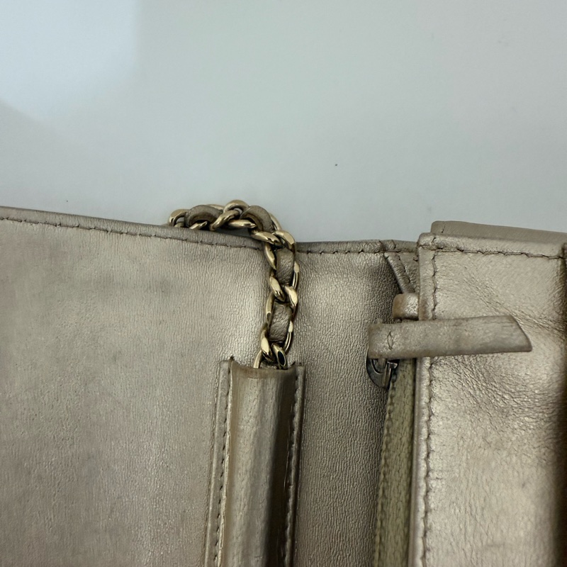 Chanel WOC 經典菱格小羊皮手拿/斜背包-24