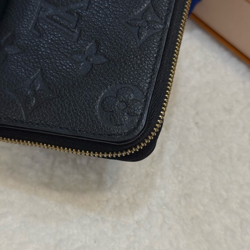 （2024購證全配）Lv黑壓紋拉鍊零錢包✨最新晶片款-6