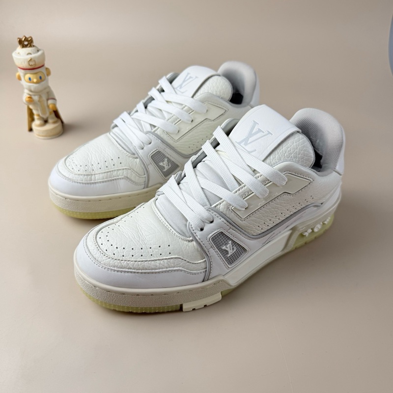 LV/路易威登 Trainer白水泥休閒鞋 36.5碼 95新 品相完美 鞋底磨損輕微-0