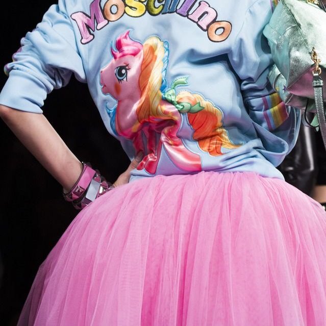MOSCHINO 聯乘 MY LITTLE POLY 彩虹小馬 秀款 外套-1