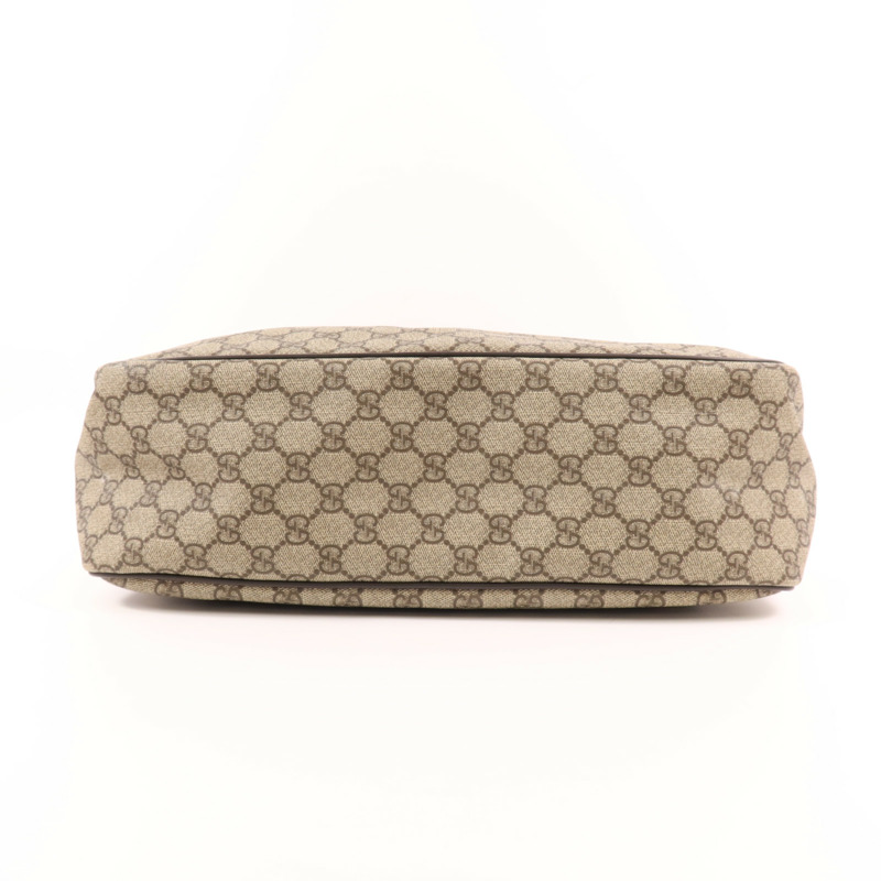 GUCCI 塗層帆布Shoulder Bag金扣肩背袋-3