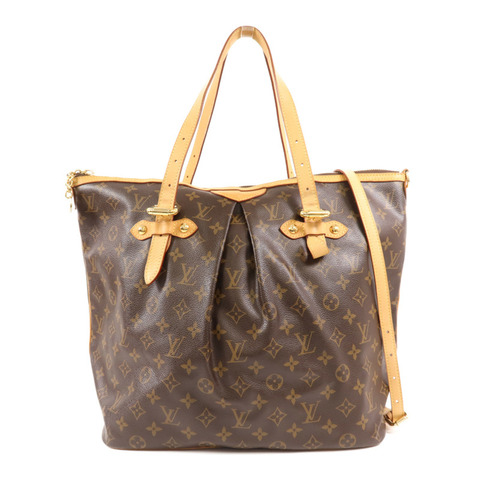 LOUIS VUITTON Monogram Palermo GM金扣手挽肩背兩用袋