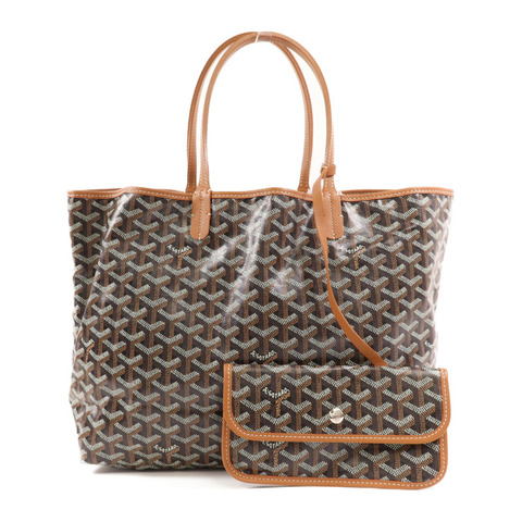 GOYARD 塗層帆布Saint Louis PM銀扣肩背袋