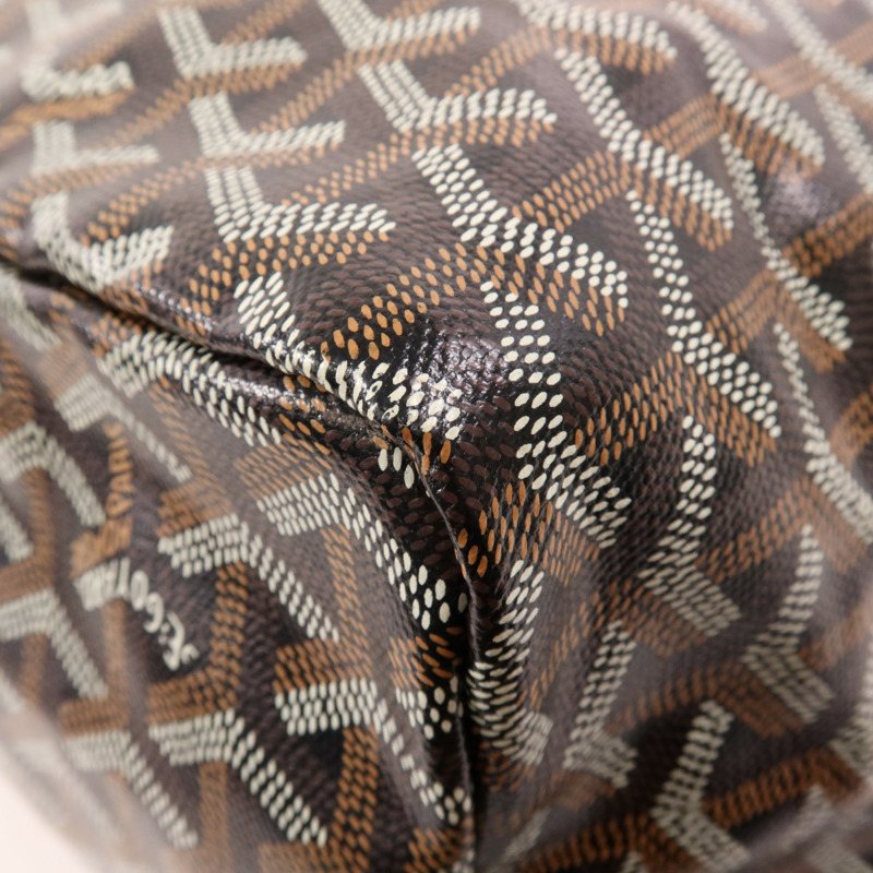 GOYARD 塗層帆布Saint Louis PM銀扣肩背袋-5