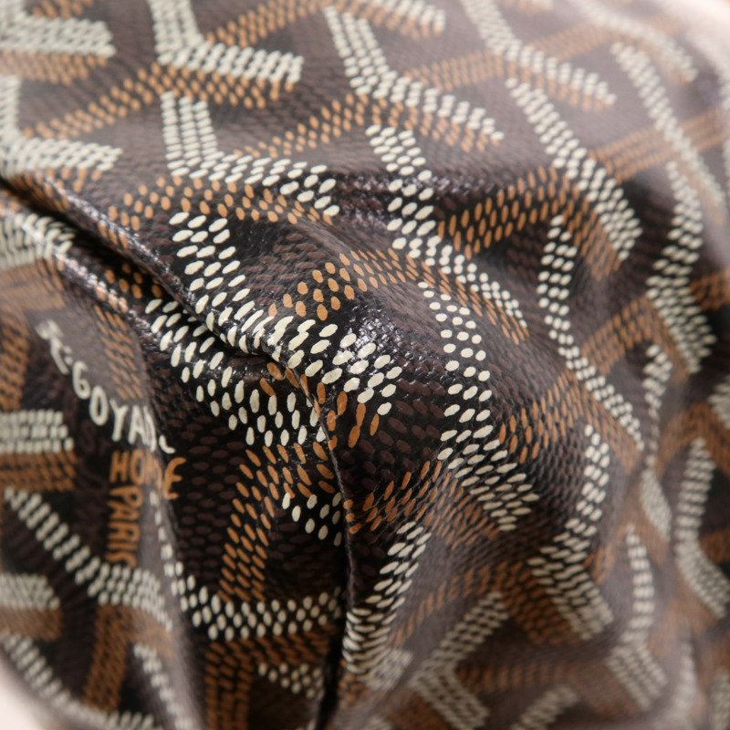 GOYARD 塗層帆布Saint Louis PM銀扣肩背袋-7