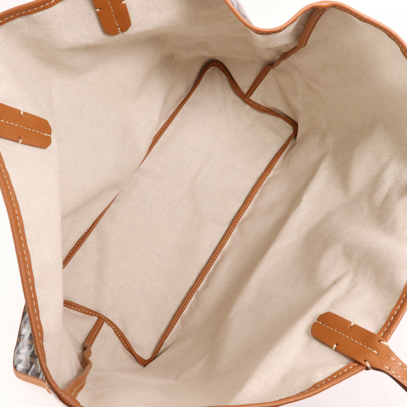 GOYARD 塗層帆布Saint Louis PM銀扣肩背袋-9