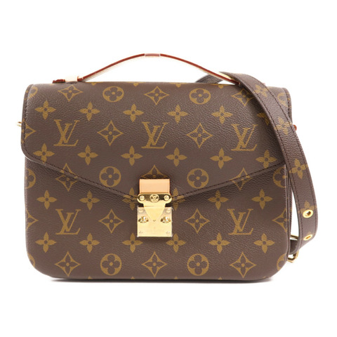 LOUIS VUITTON Monogram Pochette Metis MM金扣手挽肩背兩用袋