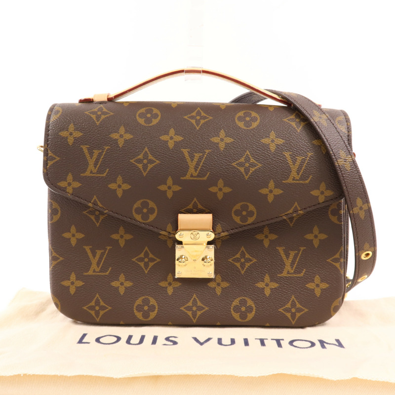 LOUIS VUITTON Monogram Pochette Metis MM金扣手挽肩背兩用袋-11