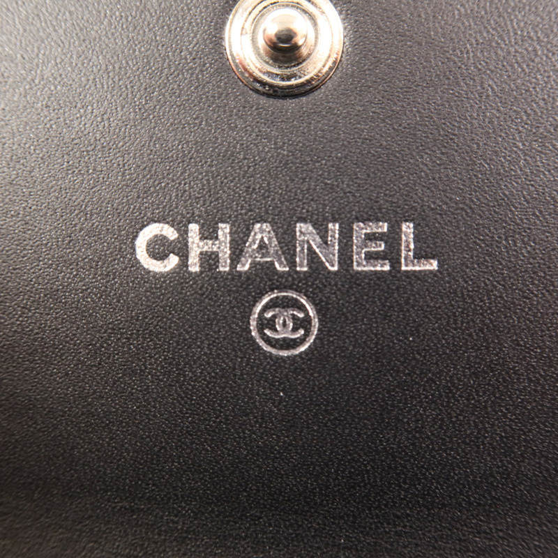 CHANEL 漆皮皮革Long Wallet銀扣長錢包-5