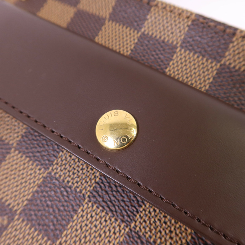 LOUIS VUITTON Damier Aubagne金扣肩背袋-11
