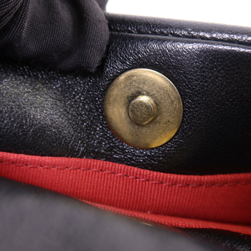 CHANEL 羊皮皮革Chanel 19金扣手挽肩背兩用袋-10