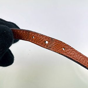 ＊奢華大道國際精品＊【G1798】GUCCI金棕色緹花布竹結磁釦手拿/斜背包 117594-1