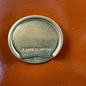＊奢華大道國際精品＊【Tb21】TORY BURCH 咖啡色漆皮 ROBINSON 金屬LOGO豆腐斜背包 143122-3