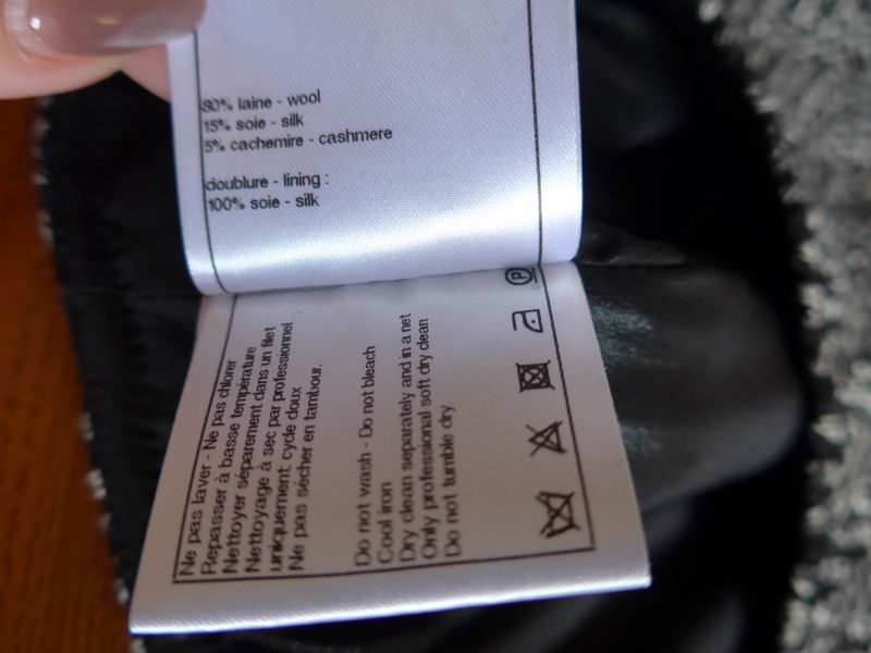 香奈兒 Chanel黑白斜紋羊毛混紡獅子雙C紐扣 外套與裙子（整套出售）-12