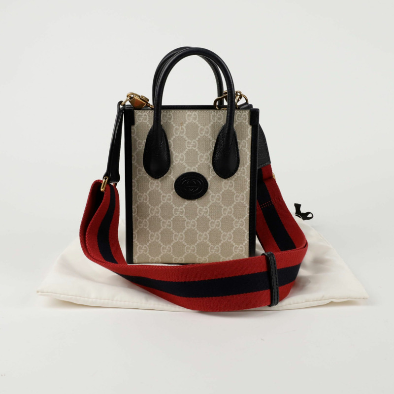 GUCCI 互扣式G迷你手提單肩包 699406-0