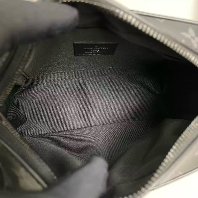 Louis Vuitton Mini Soft Trunk 黑色盒子包 帆布-4