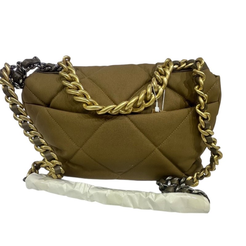 【美收精品】CHANEL 茶色19 中號 4-496-1