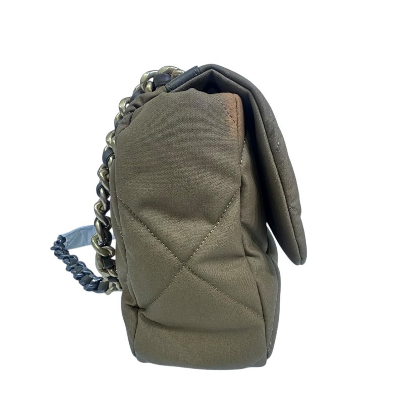 【美收精品】CHANEL 茶色19 中號 4-496-2