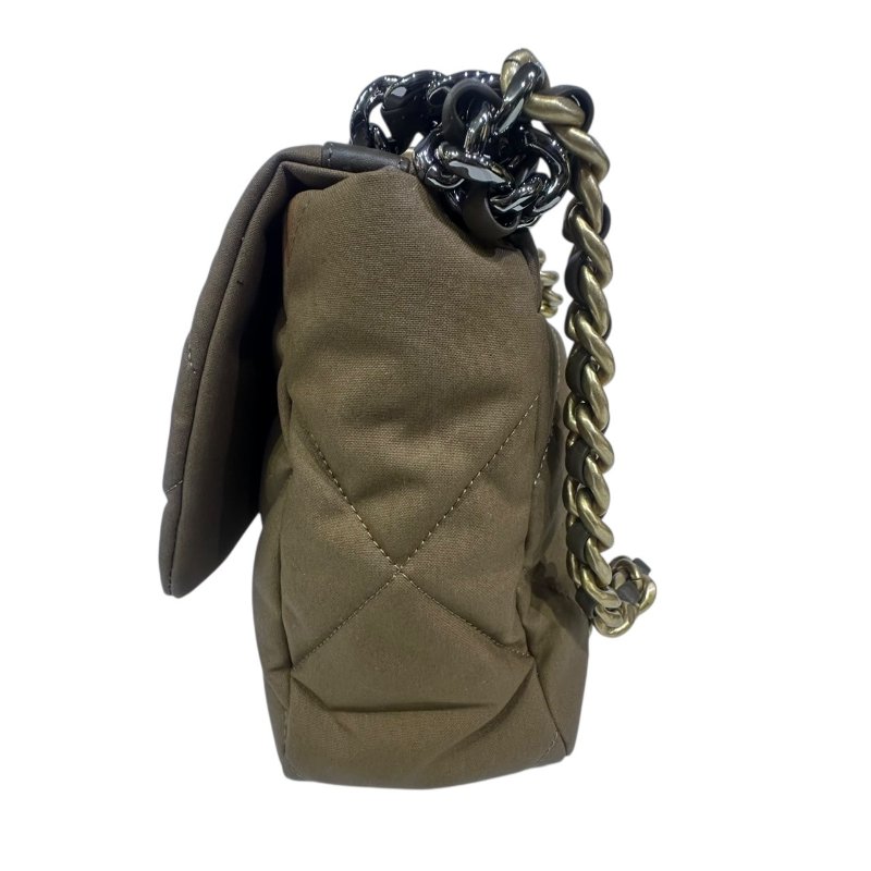 【美收精品】CHANEL 茶色19 中號 4-496-3